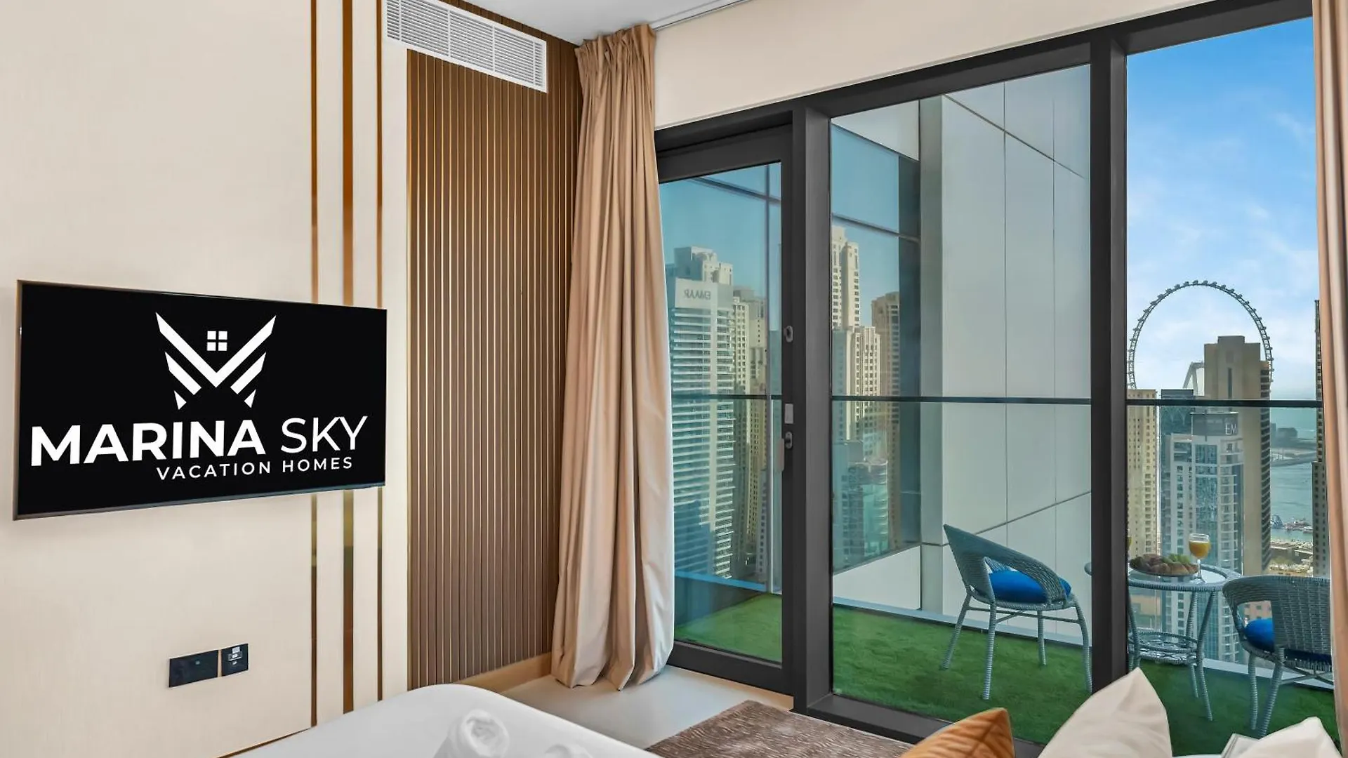 Vida Residence & Yacht Club -New 2 Bhk -Sea, Ain Dubai & Marina View Apartmán