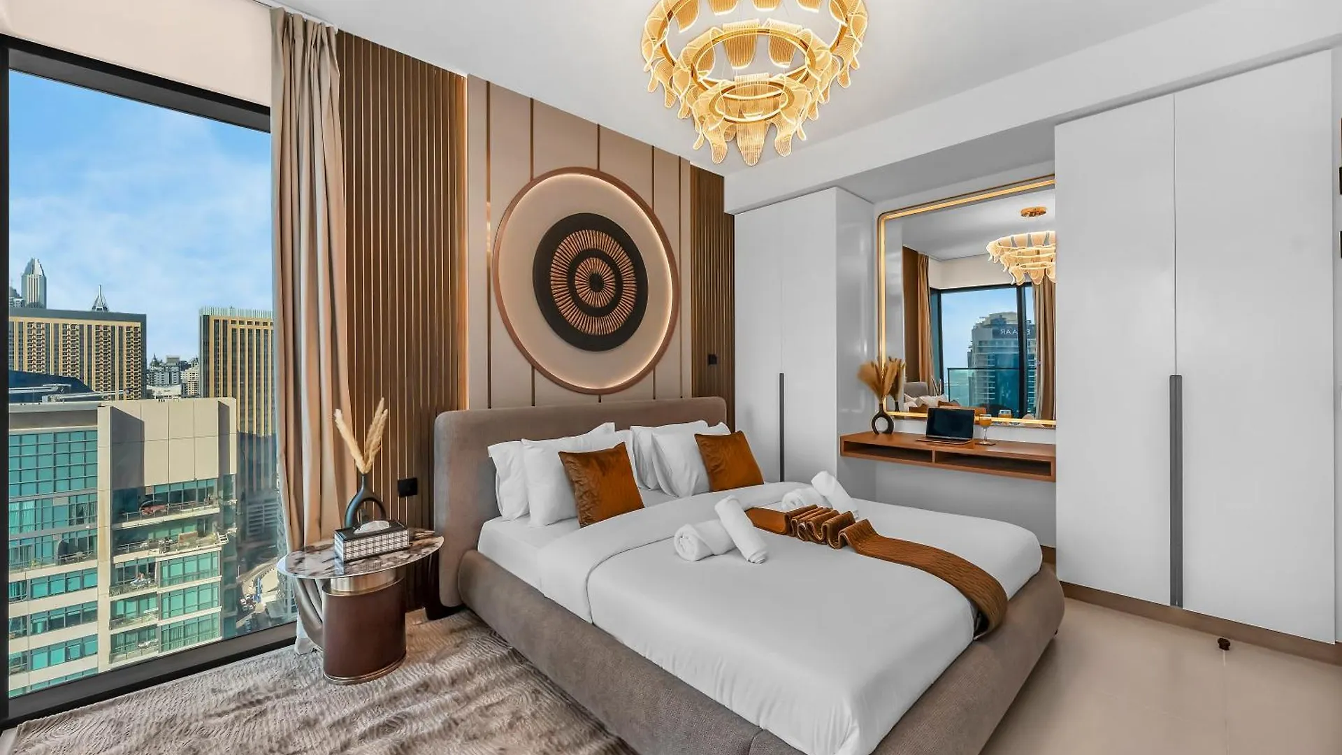 Apartmán Vida Residence & Yacht Club -New 2 Bhk -Sea, Ain Dubai & Marina View