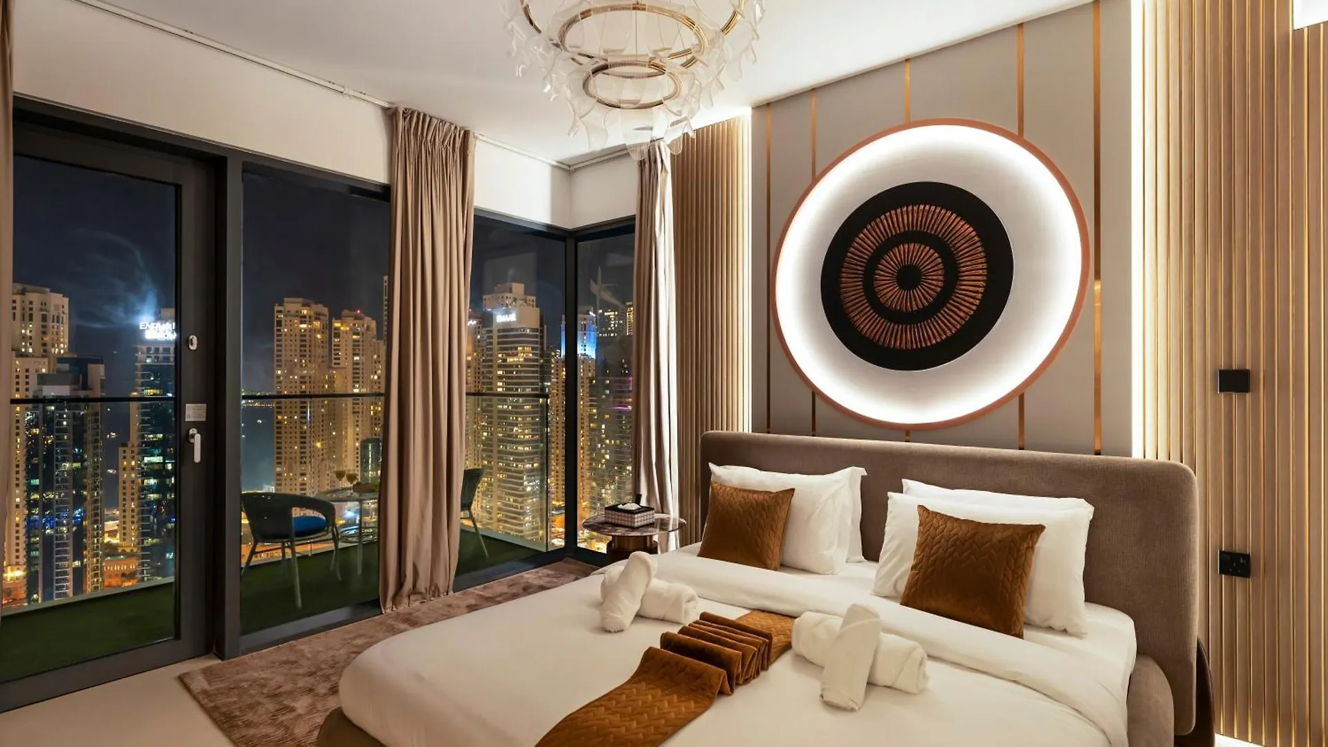 Apartment Vida Residence & Yacht Club -New 2 Bhk -Sea, Ain Dubai & Marina View