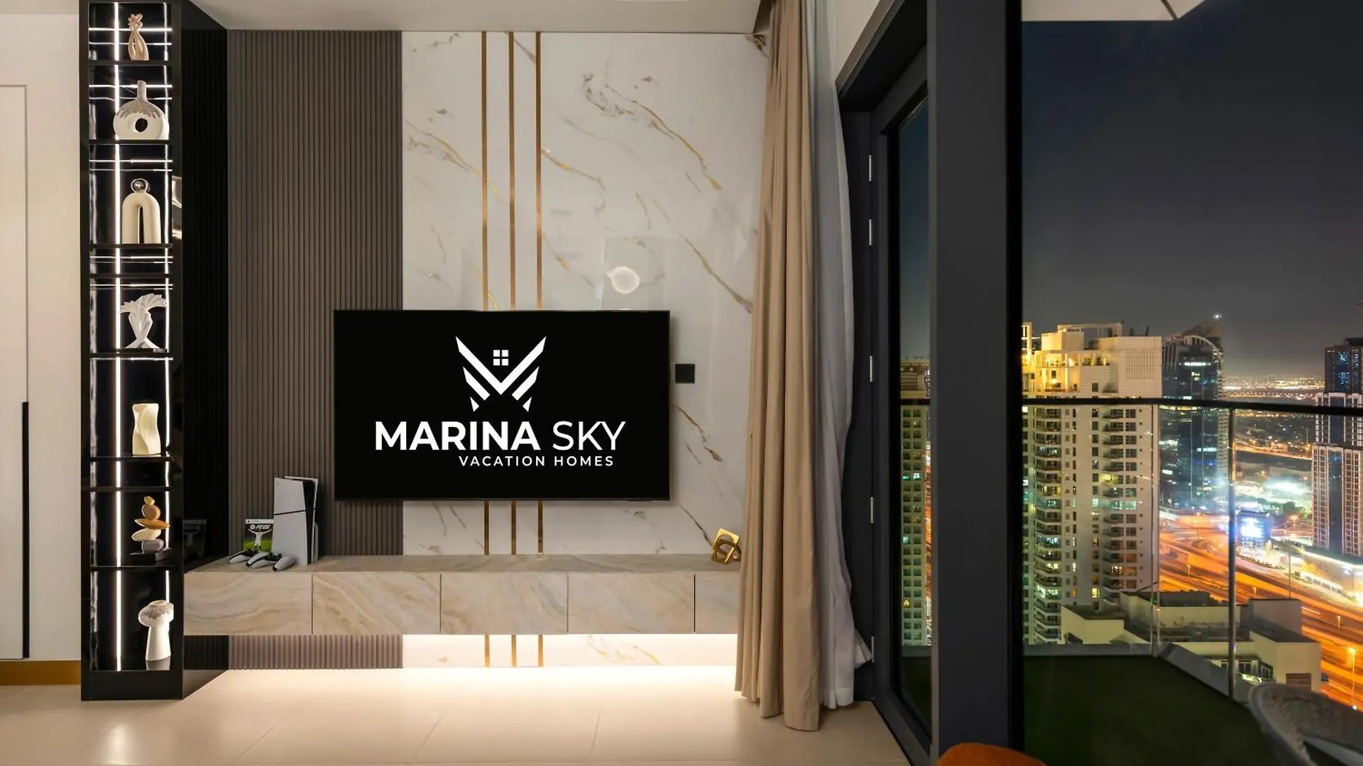 Apartment Vida Residence & Yacht Club -New 2 Bhk -Sea, Ain Dubai & Marina View